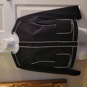 Liz Claiborne Black Dressy Jacket/Blazer